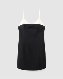 M.N.G - Bow Contrasting Dress