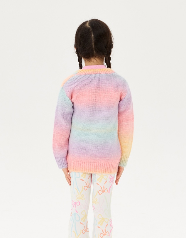 Rock Your Kid - Rainbow Ombre Audrey Cardigan