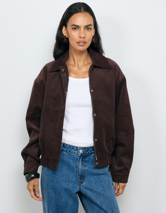 AERE - Nara Corduroy Bomber Jacket