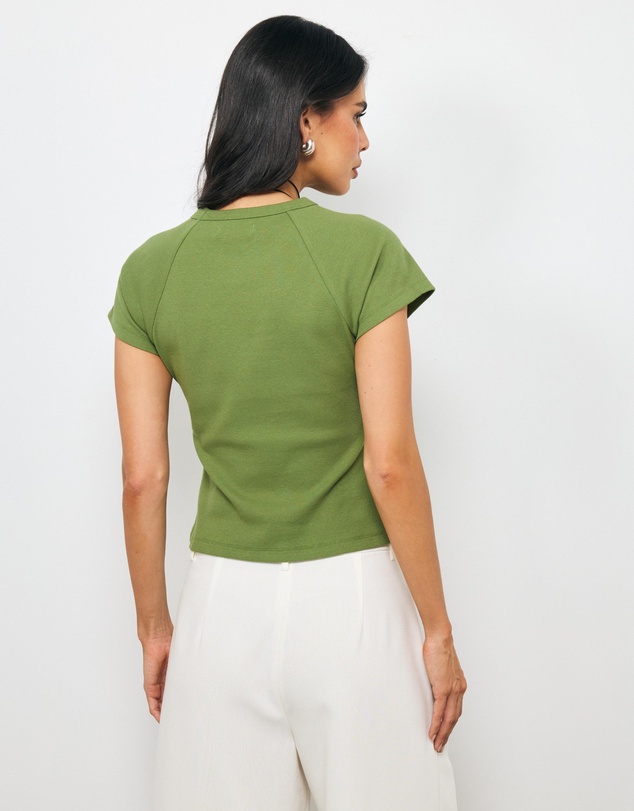 AERE - Raglan Sleeve Baby Tee