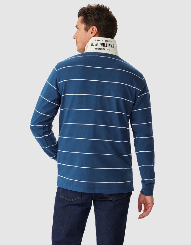 R.M.Williams - Albany Stripe Rugby Polo