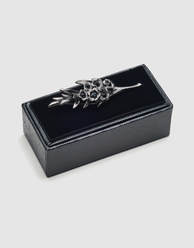 Politix - Ryan Crystal Floral Brooch