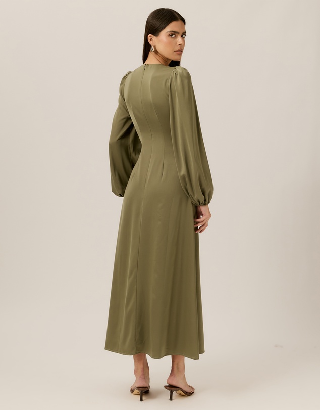 Tussah - Florence LS Satin Midi Dress
