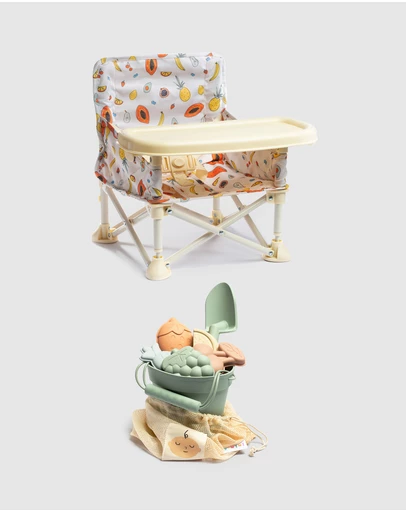 IZIMINI - Clementine Baby Chair V2 & Beach Toys