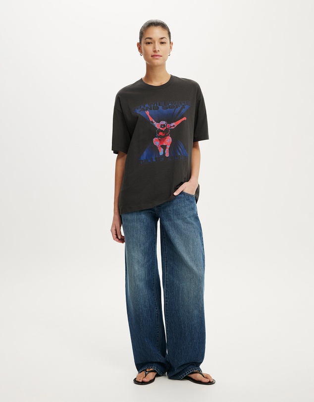 Cotton On - The Lcn Music Boxy Graphic Tee