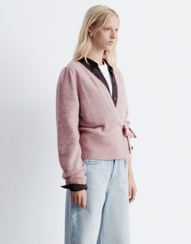 & Other Stories - Mohair-Blend Knitted Wrap Cardigan