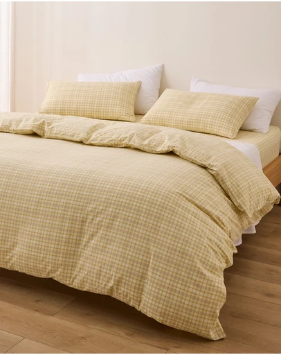 Sheet Society - Leo Washed Cotton Quilt Cover Set