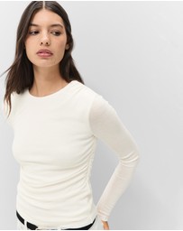 UNISON - Merino Drape Detail Top
