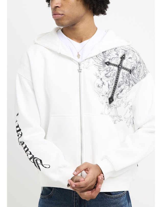 Standard - Crucifix Zip Hoodie