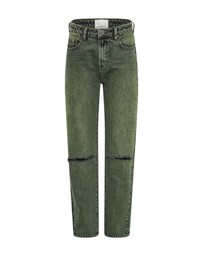 ONE TEASPOON - Black Khaki Awesome Baggies High Waist Straight Leg Jeans