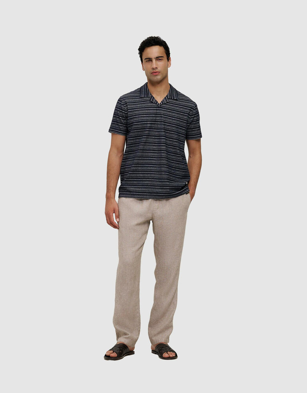 Trenery - Jacquard Stripe Polo