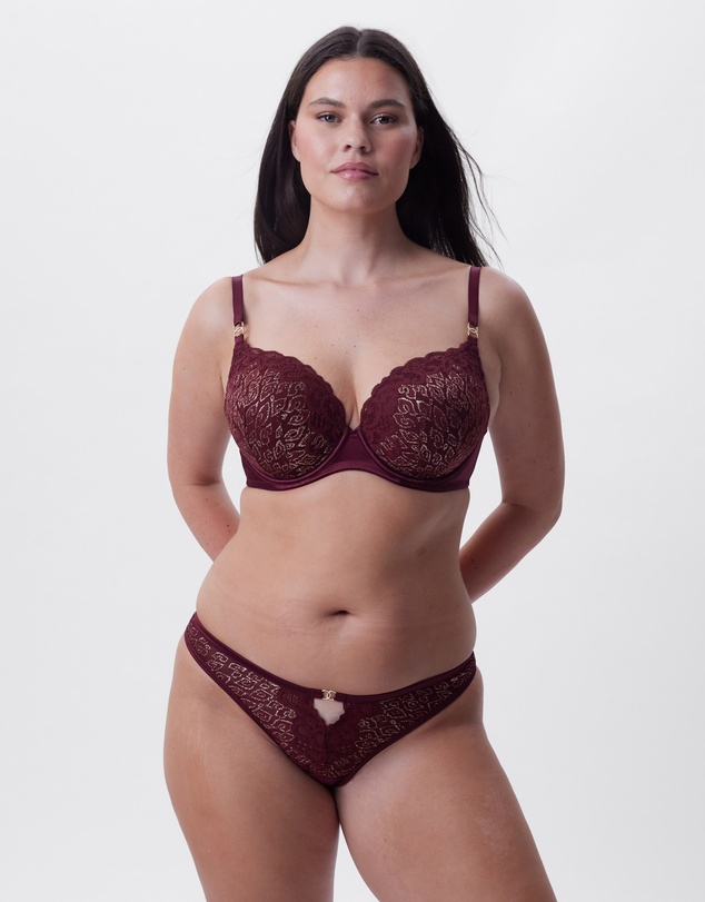 Bras N Things - Edelweis Lightly Lined Bra - Berry
