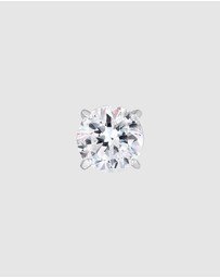 Kuzzoi - ICONIC EXCLUSIVE - Earrings Male Stud Swarovski® Crystals Single 925 Sterling Silver