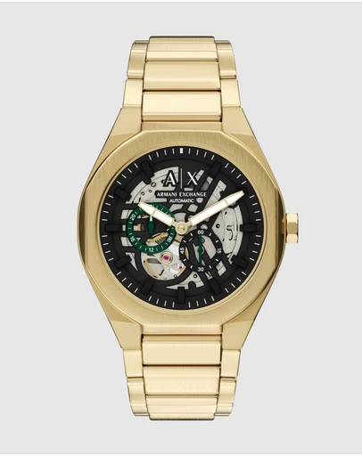 Armani Exchange - Gold Tone Chronograph Watch
