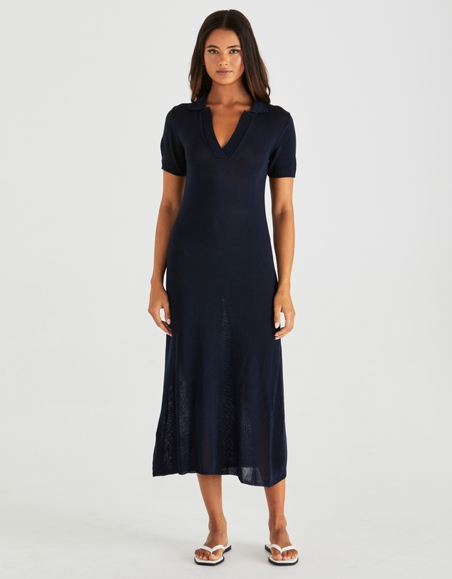 Sass - Abbie Knit Polo Dress