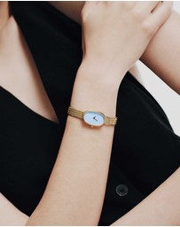 Breda - Jane Tethered Gold and Metal Mesh Watch, 18MM