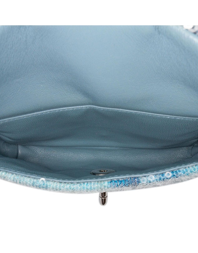 Pre-Loved by Azura Reborn - Pre-Loved Mini Sequins and Lambskin Waterfall Backpack