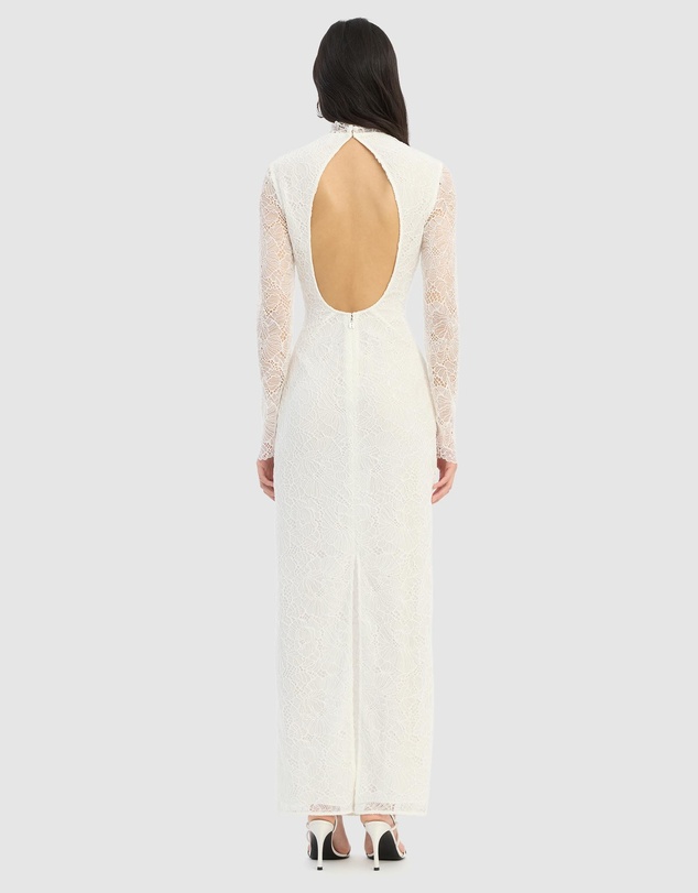 ROTATE - Lace Open Back Dress