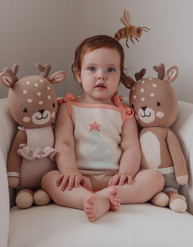 WITH LOVE FOR KIDS - Frills Knitted Romper - Babies