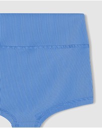 Zulu & Zephyr Mini - Mini Stripe Rib Boy Shorts - Kids