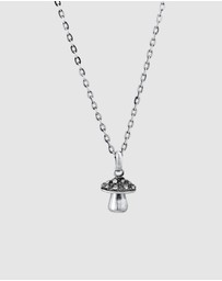 Kuzzoi - ICONIC EXCLUSIVE - Necklace Mushroom Pendant Luck in 925 Sterling Silver