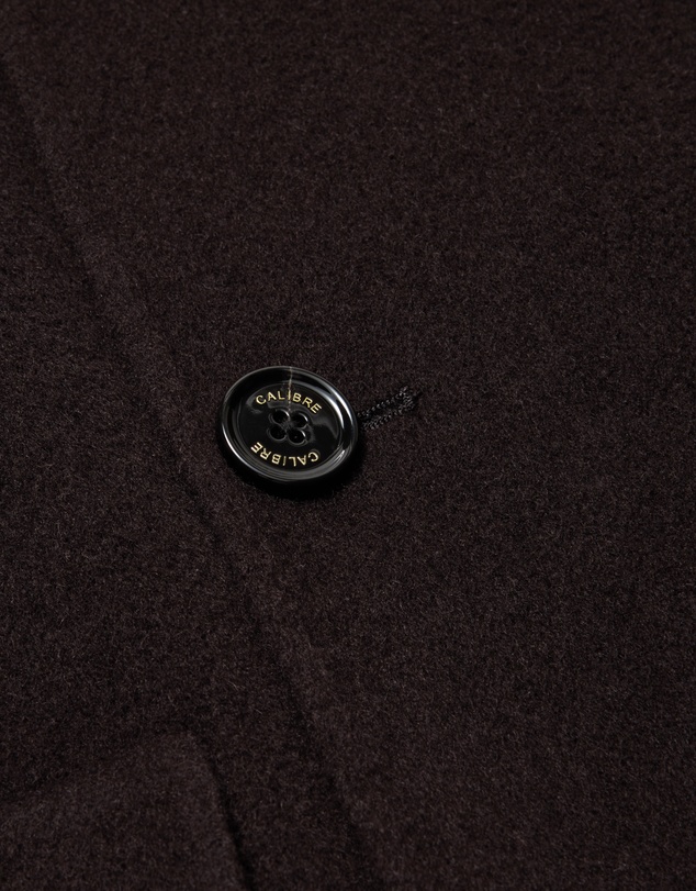 Calibre - Double Breasted Wool Cashmere Coat Chocolate