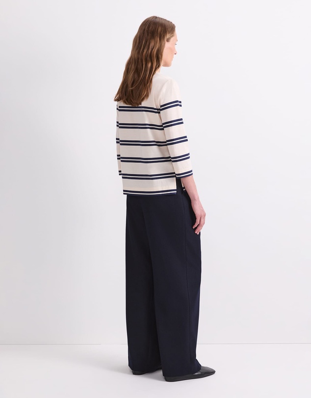 Sportscraft - Stripe Half Sleeve Mercerised Tee
