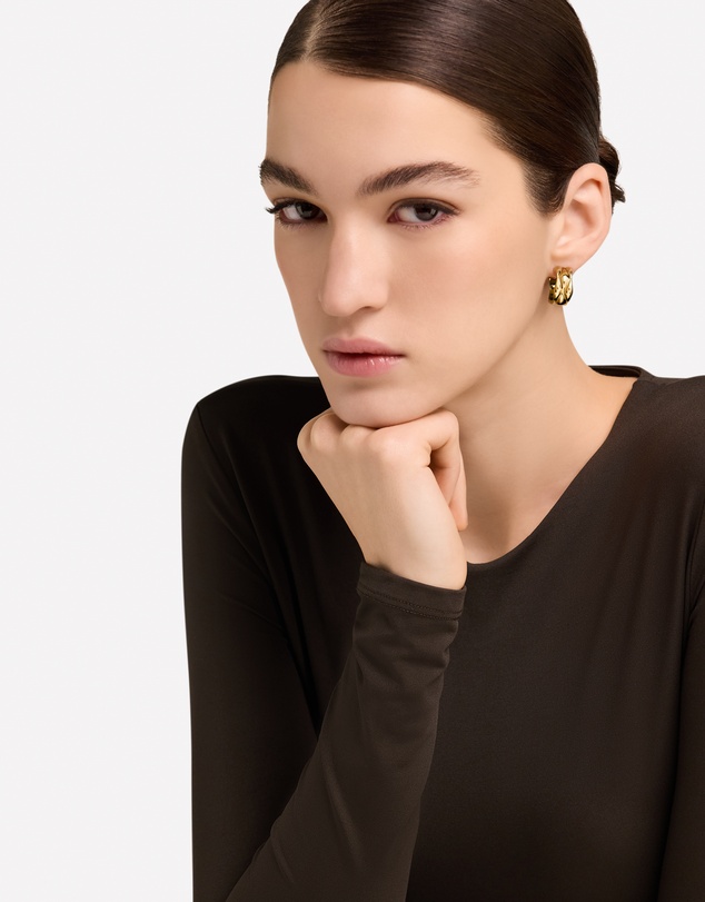 Furla - Furla Mionido Gold-Tone Hoop Earrings
