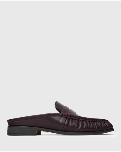 Betts - Harlow Leather Mule Loafers