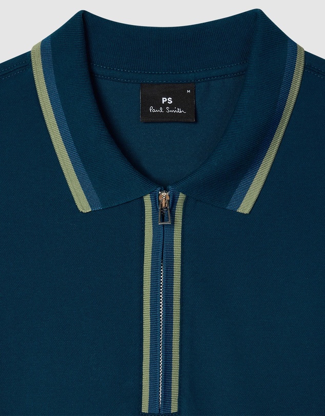Paul Smith - Regular Fit Zip Polo Shirt