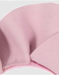 Max Alexander - Felt Pink Winter Racing Fascinator