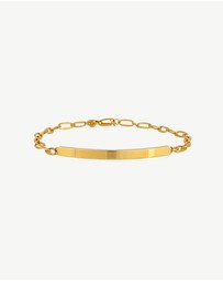Zahar - Engravable Bar Bracelet