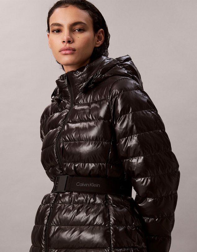 Calvin Klein - Lightweight Belted Puffer Jacket