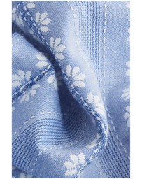NEXT - Textured Stripe 100% Cotton Short Sleeve Shirt