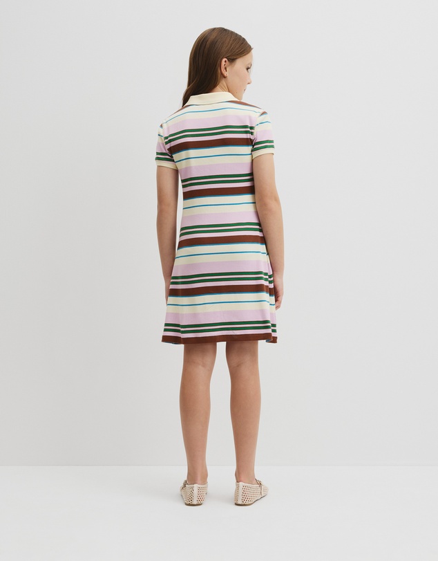 Country Road - Short Sleeve Collar Polo Dress
