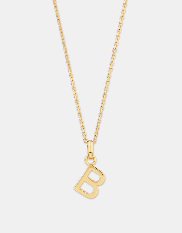 Michael Hill - B Initial Pendant in 10kt Yellow Gold
