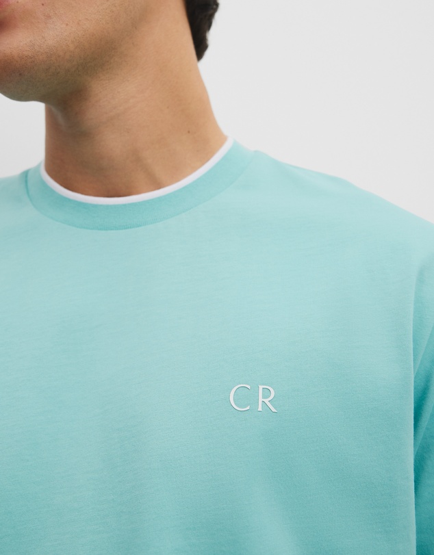 Country Road - Australian Cotton Cr Logo Tipped T-shirt