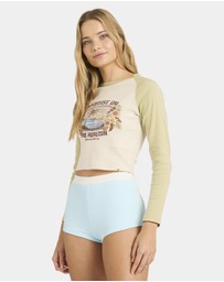 Billabong - Womens Horizon Raglan Long Sleeve T-Shirt