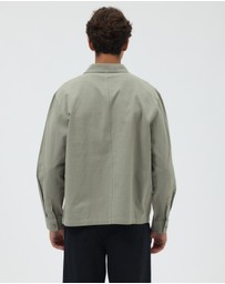 AERE - Boxy Fit Cotton Overshirt