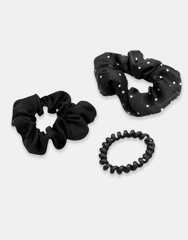 Morgan & Taylor - Mara Scrunchie Set in Black