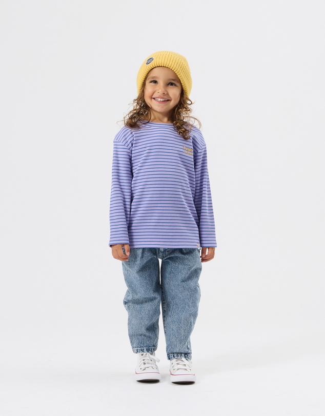 Goldie + Ace - Essential Stripe Rib Top - Babies-Kids
