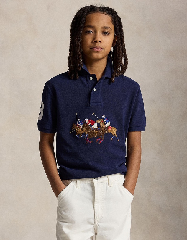 Polo Ralph Lauren - Triple-Pony Cotton Polo Shirt - Teens