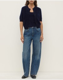 Assembly Label - Carina Wool Short Sleeve Cardigan