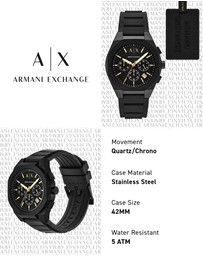 Armani Exchange - Black Chronograph Watch