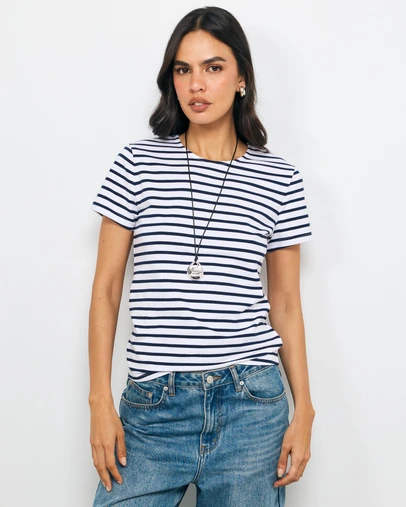 AERE - Stripe Cotton Baby Tee