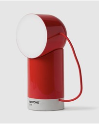 Lexon - Lexon Orbe Portable Led Lamp With Moving Head PANTONE - 2035 Red