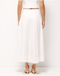 AERE - Bind Detail Full Skirt