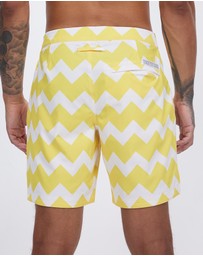 The Rocks Push - The Rocks Push Tama Sardinia Chevron Swim Shorts