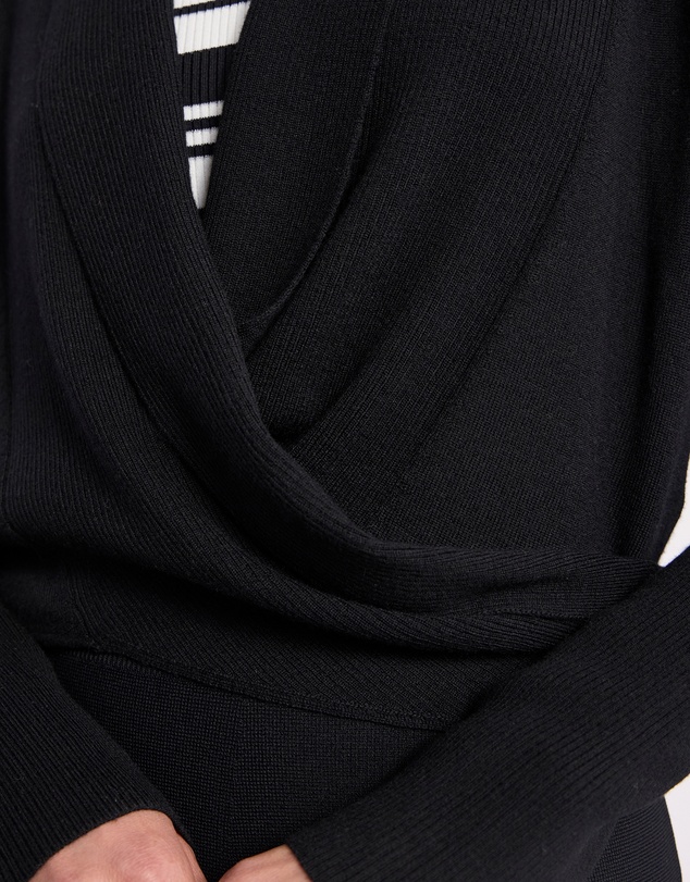 David Lawrence - Grayson Merino Wrap Cardigan