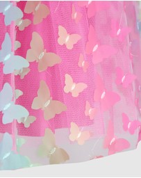 Pink Poppy - Rainbow Butterfly Dress